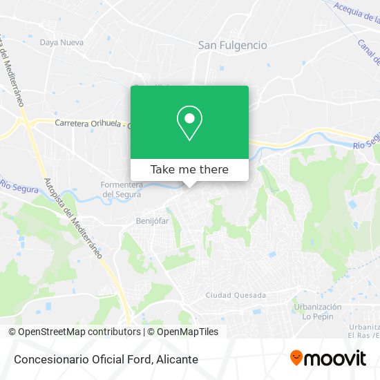 Concesionario Oficial Ford map