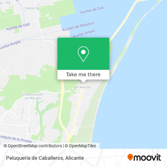 Peluquería de Caballeros map