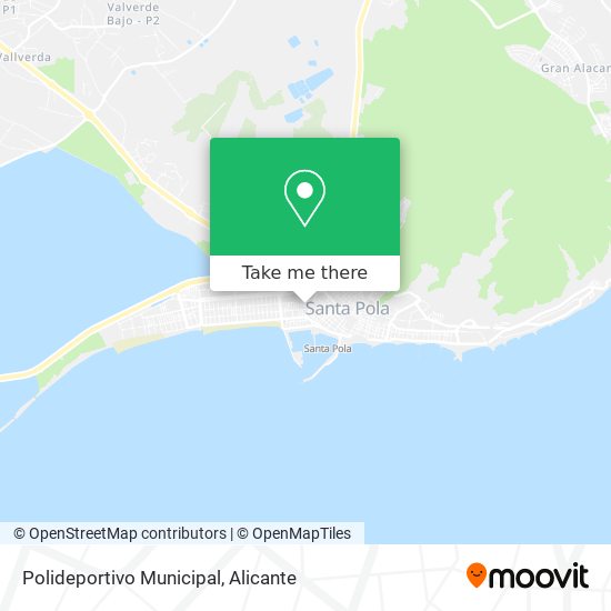 Polideportivo Municipal map