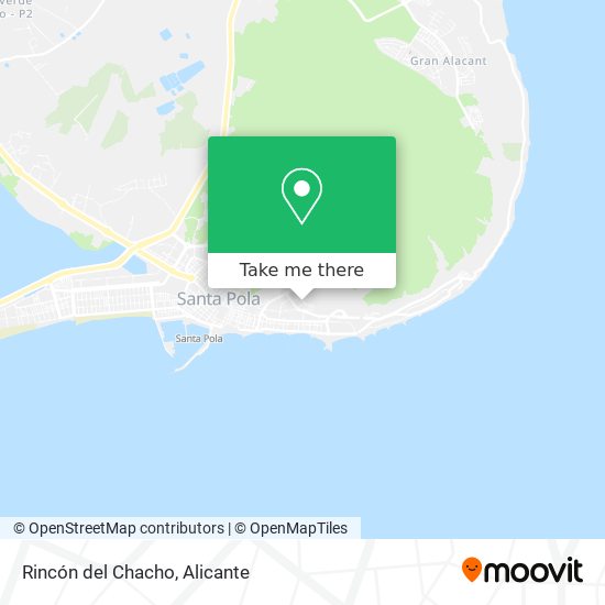 Rincón del Chacho map