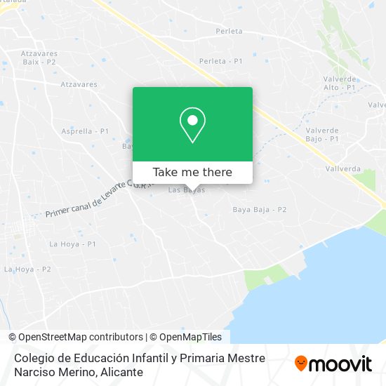 Colegio de Educación Infantil y Primaria Mestre Narciso Merino map
