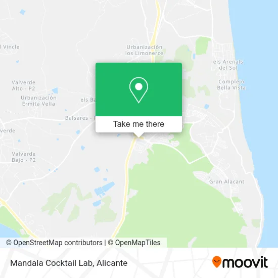 Mandala Cocktail Lab map