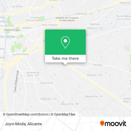 Joyvi-Moda map