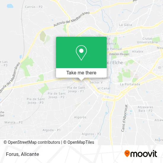 Forus map