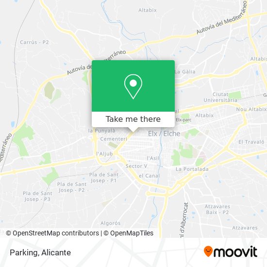 Parking map