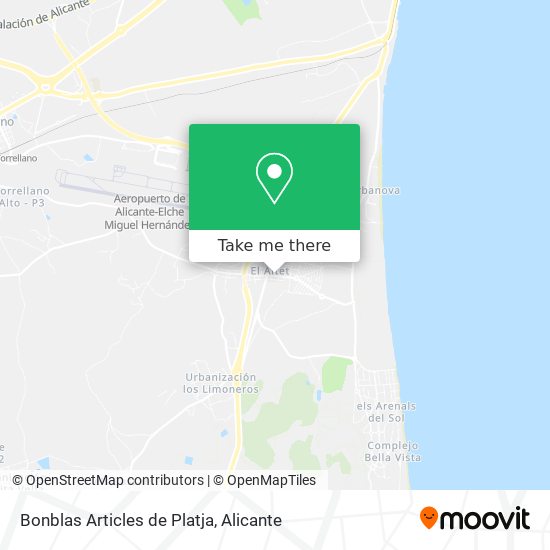 Bonblas Articles de Platja map