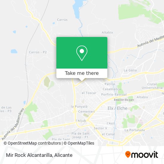 Mir Rock Alcantarilla map