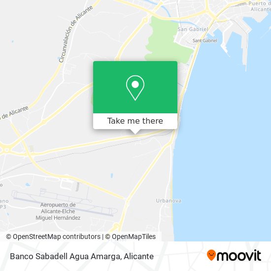 Banco Sabadell Agua Amarga map