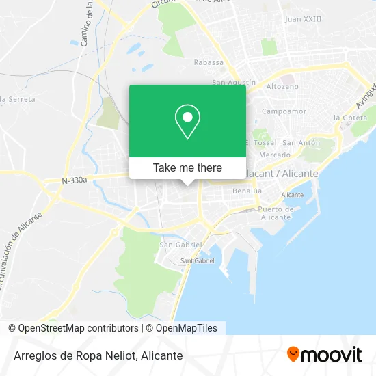 Arreglos de Ropa Neliot map