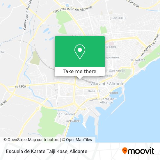 Escuela de Karate Taiji Kase map