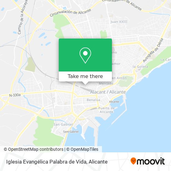 Iglesia Evangélica Palabra de Vida map
