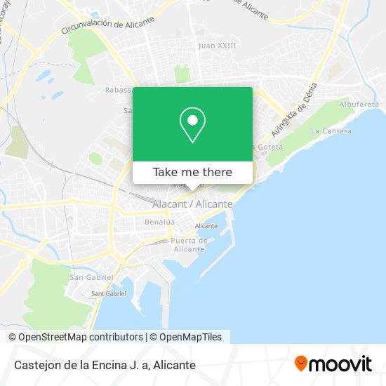 Castejon de la Encina J. a map