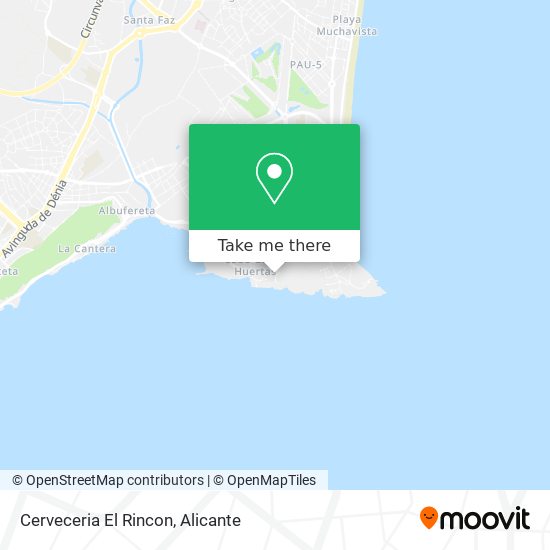 Cerveceria El Rincon map