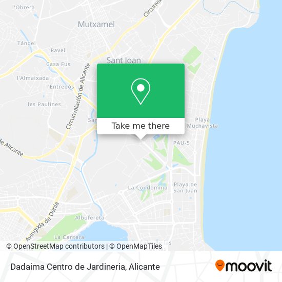 Dadaima Centro de Jardineria map