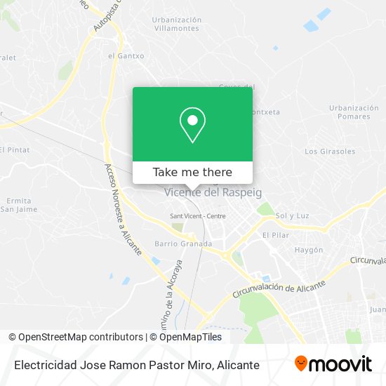 Electricidad Jose Ramon Pastor Miro map