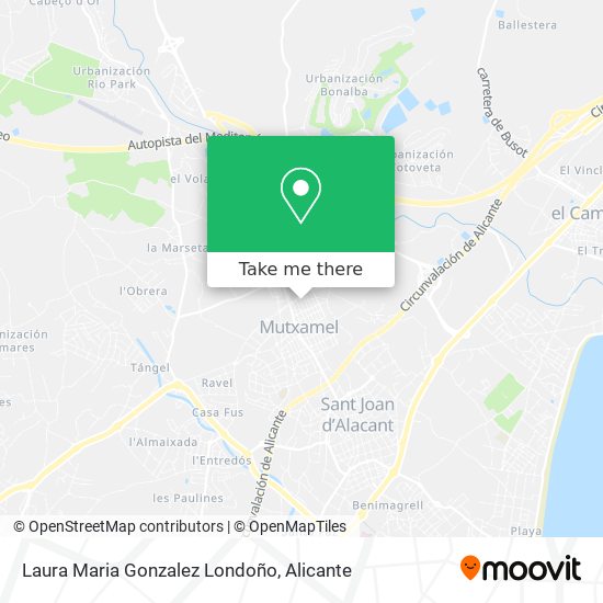 Laura Maria Gonzalez Londoño map