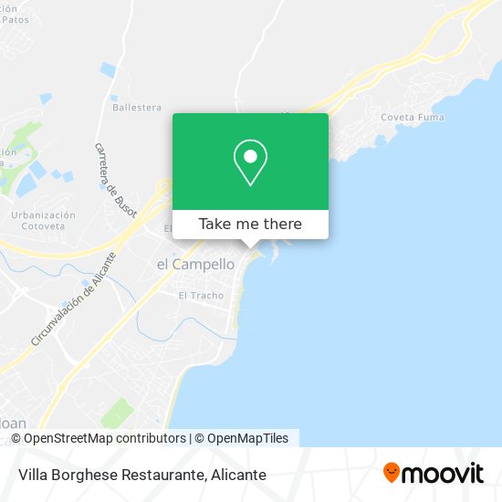 Villa Borghese Restaurante map