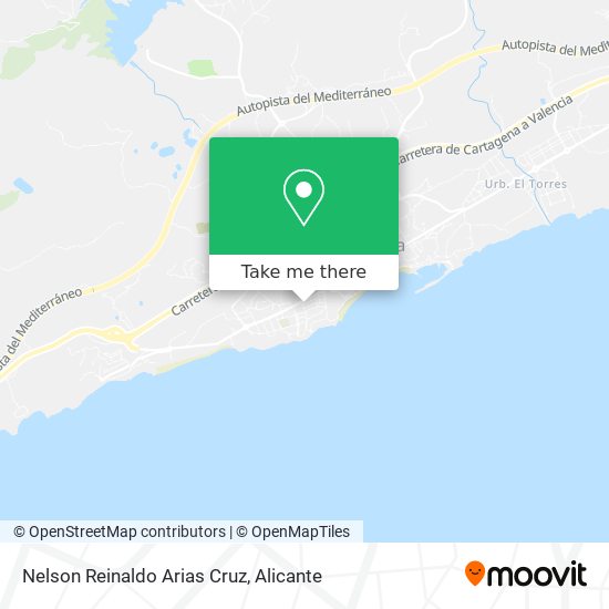 Nelson Reinaldo Arias Cruz map