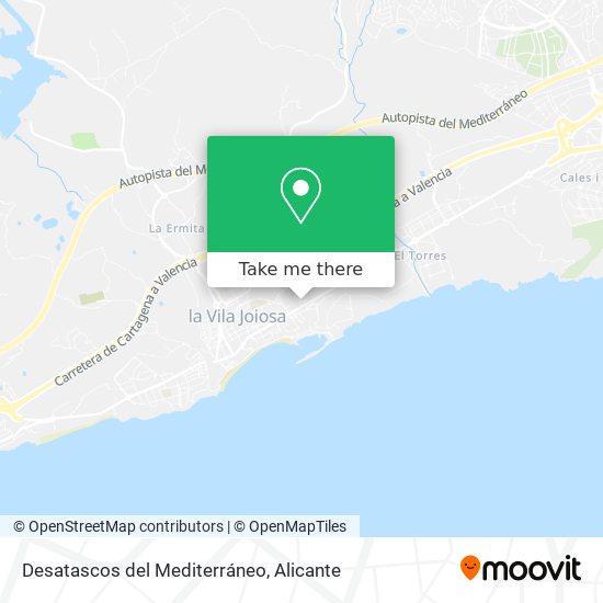 Desatascos del Mediterráneo map
