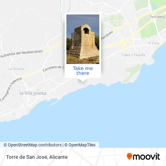 mapa Torre de San José