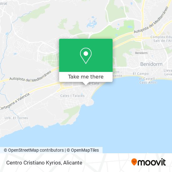 Centro Cristiano Kyrios map