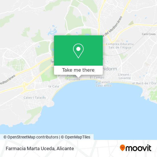 mapa Farmacia Marta Uceda