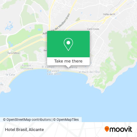 Hotel Brasil map