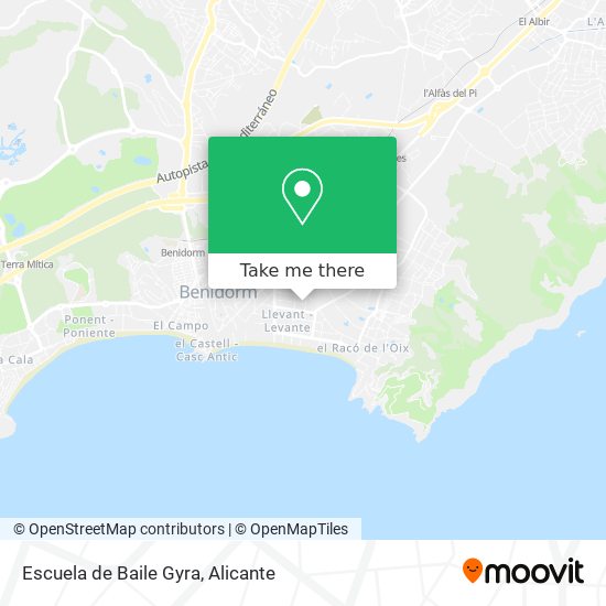 Escuela de Baile Gyra map