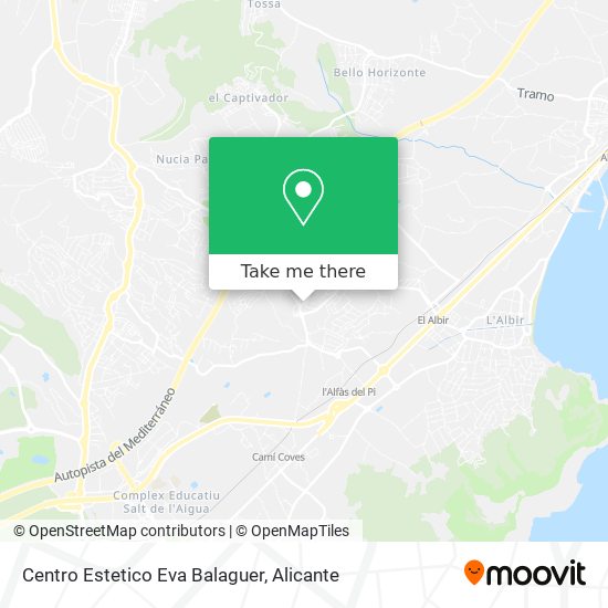 Centro Estetico Eva Balaguer map