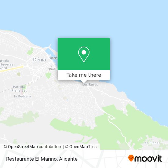 mapa Restaurante El Marino