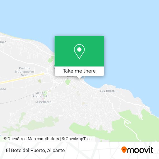mapa El Bote del Puerto