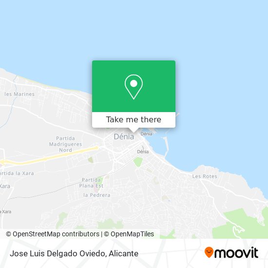 Jose Luis Delgado Oviedo map