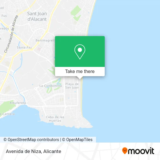 Avenida de Niza map