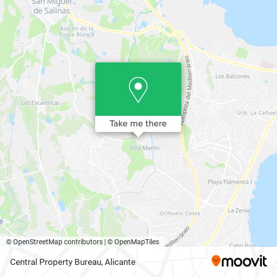 Central Property Bureau map