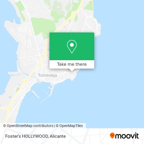 mapa Foster's HOLLYWOOD