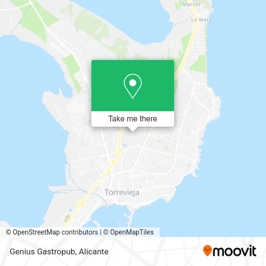 Genius Gastropub map