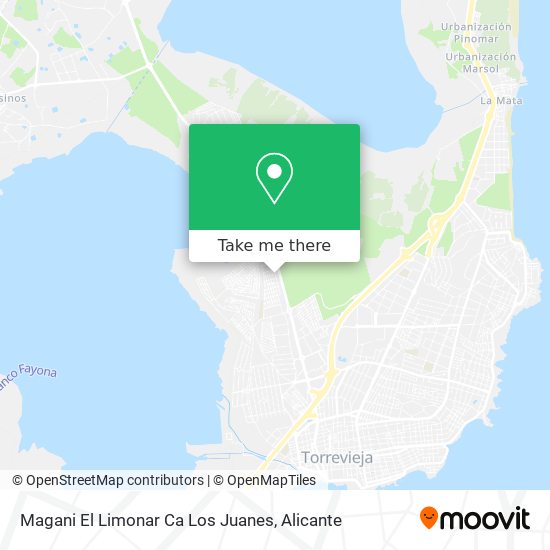 Magani El Limonar Ca Los Juanes map