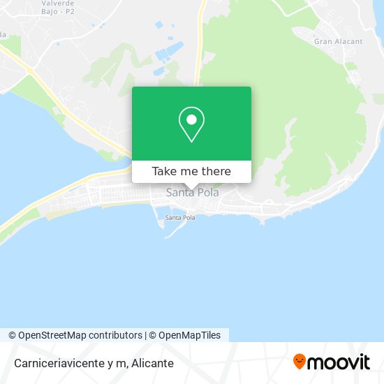 Carniceriavicente y m map