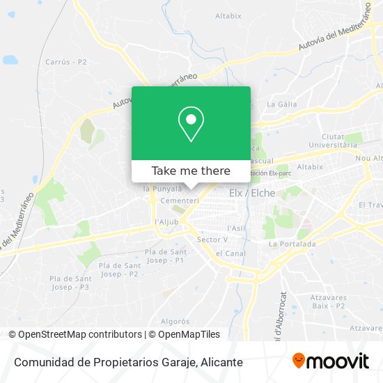 Comunidad de Propietarios Garaje map