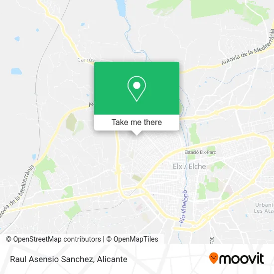 Raul Asensio Sanchez map