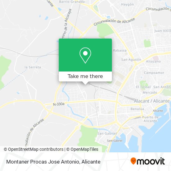 Montaner Procas Jose Antonio map