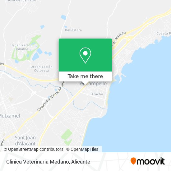 Clinica Veterinaria Medano map
