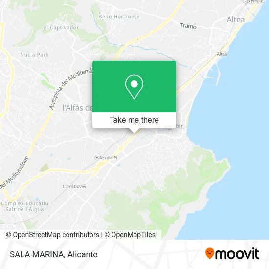 SALA MARINA map