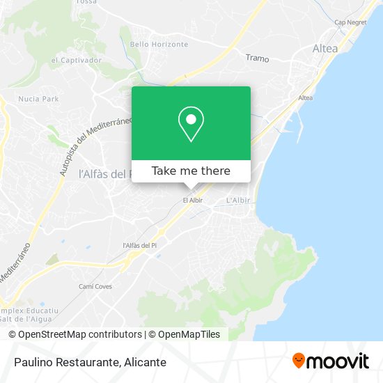 mapa Paulino Restaurante