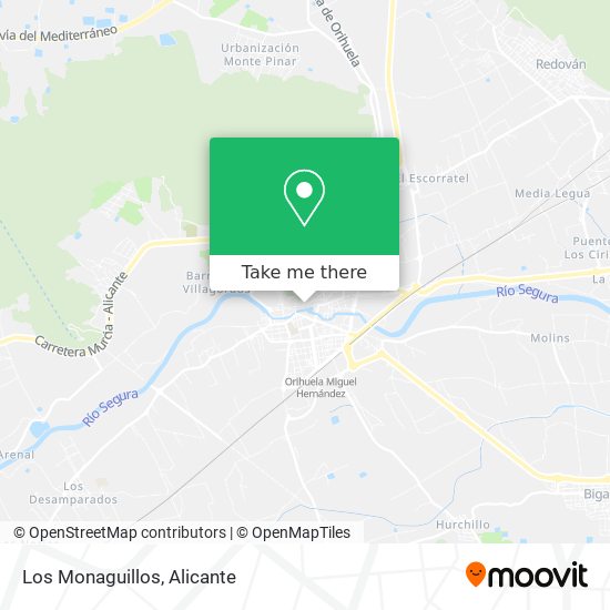 Los Monaguillos map