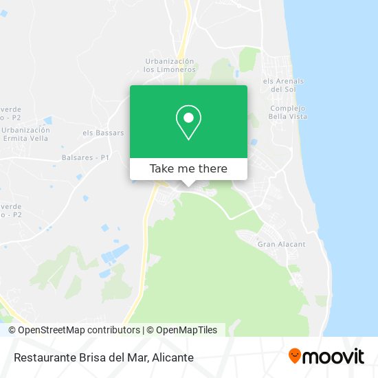 Restaurante Brisa del Mar map