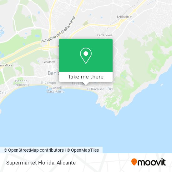 mapa Supermarket Florida