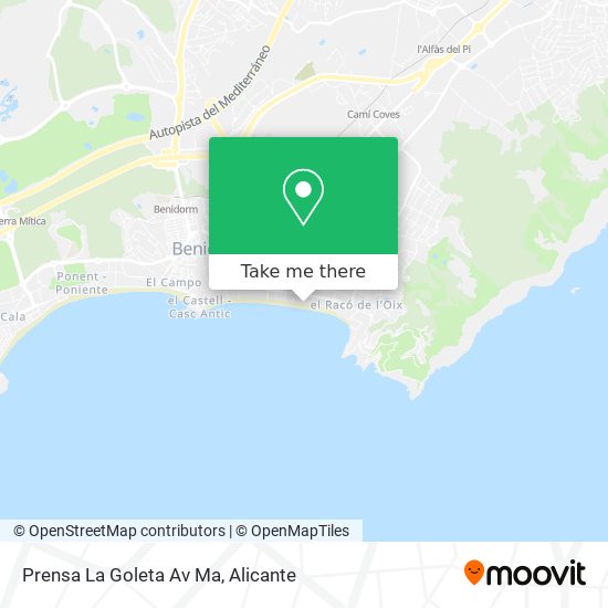 mapa Prensa La Goleta Av Ma