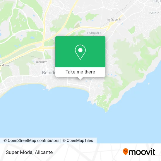 Super Moda map