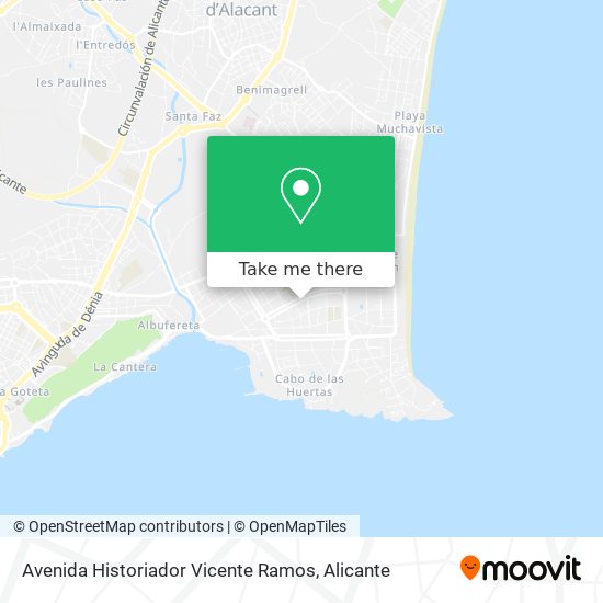 Avenida Historiador Vicente Ramos map